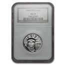 1998 1/2 oz Platinum American Eagle MS-70 NGC 1998 1/2 oz Platinum American Eagle MS-70 NGC